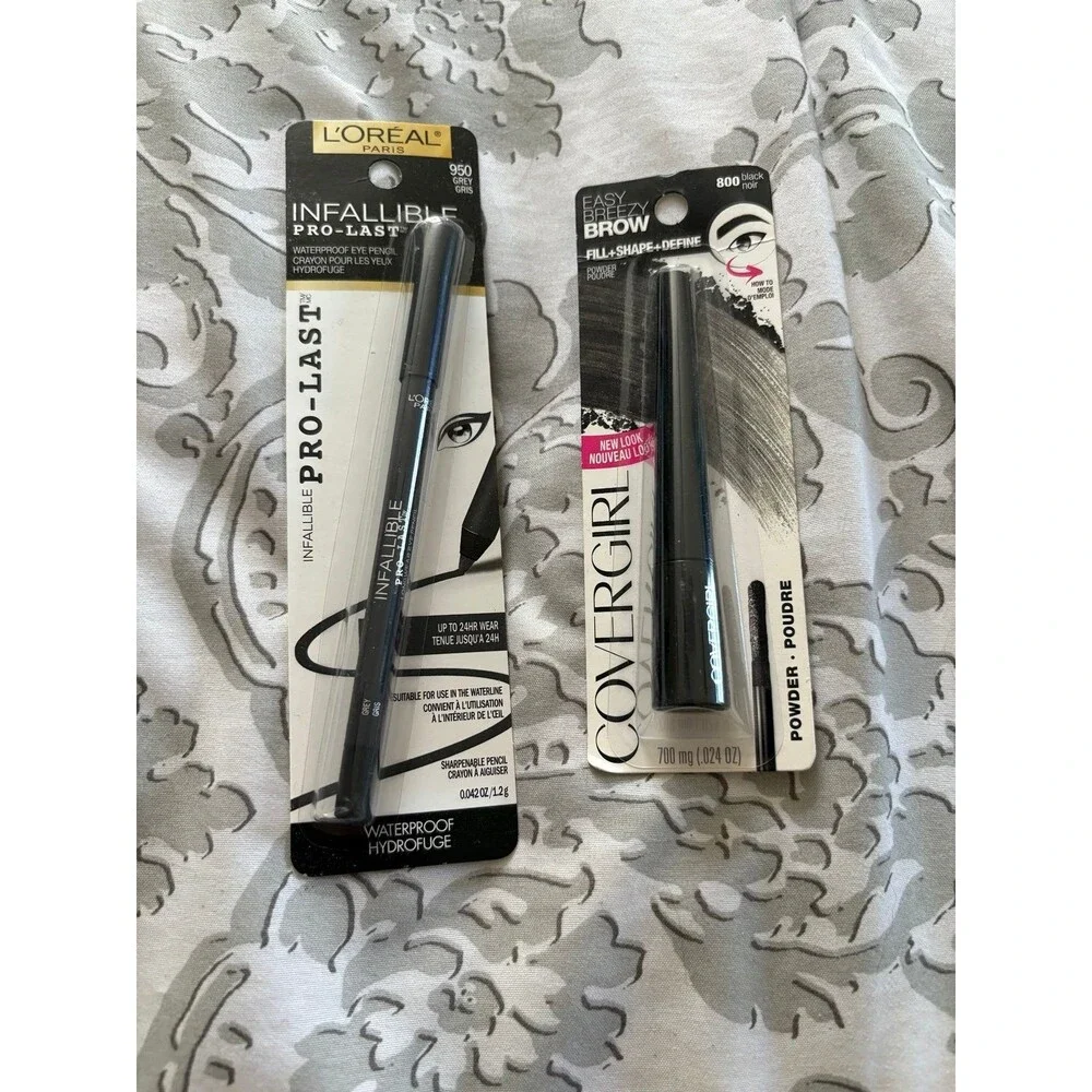 Bundle: New L’Oreal Infallible Liquid Eyeliner and Covergirl Easy Breezy Brow